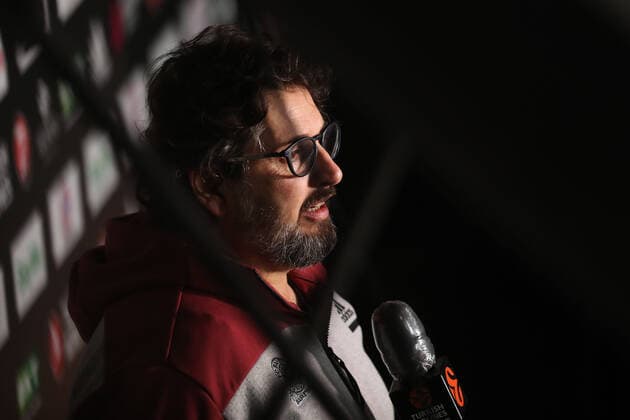 Head coach Andrea Trinchieri Muenchen during interview GER, FC Bayern Basketball Armani Olimpia Milan, basketball, EuroLeague quarterfinals game 4, 2020 2021 season, 30 04 2021, GER, FC Bayern Basketball Armani Olimpia Milan, basketball, EuroLeague quarterfinals game 4, 2020 2021 season, 30 04 2021, Muenchen Copyright: xEIBNER MarcelxEngelbrechtx EP_EER