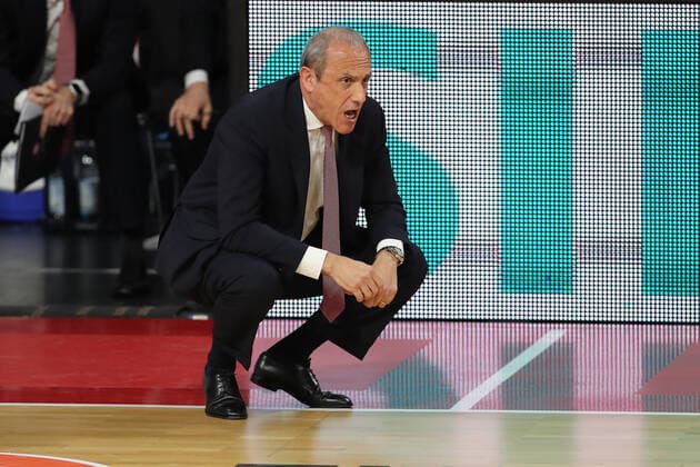 Head Coach Ettore Messina Milan GER, FC Bayern Basketball Armani Olimpia Milan, Basketball, EuroLeague Quarterfinal Game 4, Season 2020 2021, 30 04 2021, GER, FC Bayern Basketball Armani Olimpia Milan, Basketball, EuroLeague Quarterfinal Game 4, Season 2020 2021, 30 04 2021, Munich. Copyright: xEIBNER MarcelxEngelbrechtx EP_EER