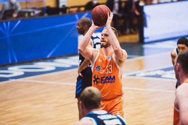 easyCredit BBL 31 Matchday RASTA Vechta vs ALBA BERLIN, 30 04 2021 Robin Manuel Christen RASTA Vechta, 33 easyCredit BBL 31 Matchday RASTA Vechta vs ALBA BERLIN on 30 04 2021 in Vechta RASTA Dome , Germany, Copyright: xBEAUTIFULxSPORTS Neddermannx