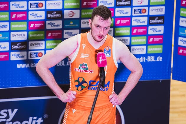 easyCredit BBL 31 Matchday RASTA Vechta vs ALBA BERLIN, 30 04 2021 Philipp Herkenhoff RASTA Vechta, 14 easyCredit BBL 31 Matchday RASTA Vechta vs ALBA BERLIN on 30 04 2021 in Vechta RASTA Dome , Germany, Copyright: xBEAUTIFULxSPORTS Neddermannx