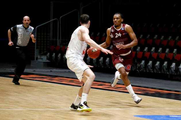 30 04 2021, easyCredit Basketball Bundesliga, BBL, season 2020 2021, men, Chemnitz Niners JobStairs Giessen 46ers George King, Niners Chemnitz Chemnitz Fair Chemnitz Saxony Germany