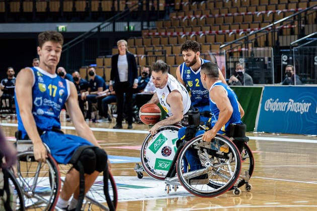Champions Cup 2021 RSV Lahn Dill BSR ACE Gran Canaria Steve Serio 11 RSV Lahn Dill , Mendel Op den Orth 2 BSR ACE Gran Canaria , Champions Cup 2021 RSV Lahn Dill BSR ACE Gran Canaria 30 04 2021 Rittal Arena, Wetzlar Hesse Copyright: xBEAUTIFULxSPORTS Roeczeyx