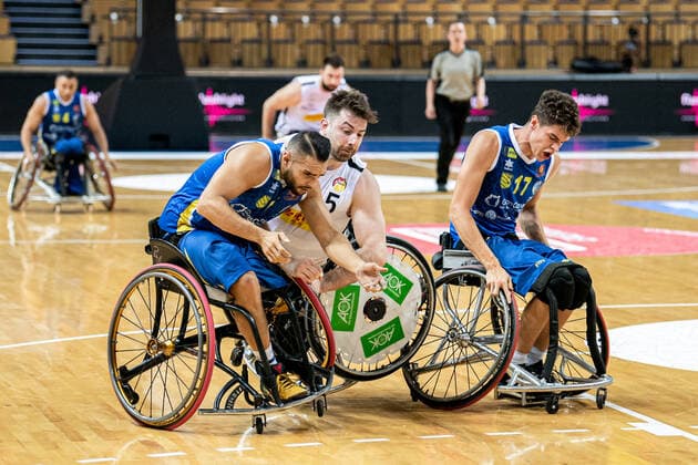 Champions Cup 2021 RSV Lahn Dill BSR ACE Gran Canaria Jorge Eduardo Sanchez 1 BSR ACE Gran Canaria , Simon Brown 5 RSV Lahn Dill , Arie Twigt 17 BSR ACE Gran Canaria Champions Cup 2021 RSV Lahn Dill BSR ACE Gran Canaria 30 04 2021 Rittal Arena, Wetzlar Hesse Copyright: xBEAUTIFULxSPORTS Roeczeyx