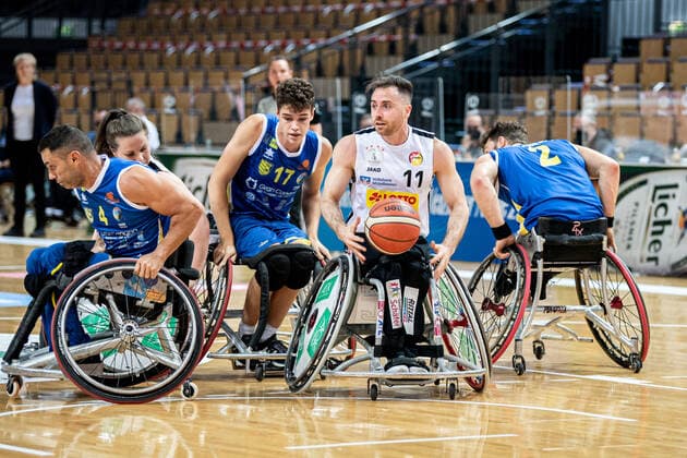Champions Cup 2021 RSV Lahn Dill BSR ACE Gran Canaria Steve Serio 11 RSV Lahn Dill , Arie Twigt 17 BSR ACE Gran Canaria , Angel David Hernandez 4 BSR ACE Gran Canaria , Annabel Breuer 12 RSV Lahn Dill , Mendel Op den Orth 2 BSR ACE Gran Canaria Champions Cup 2021 RSV Lahn Dill BSR ACE Gran Canaria 30 04 2021 Rittal Arena, Wetzlar Hessen Copyright: xBEAUTIFULxSPORTS Roeczeyx