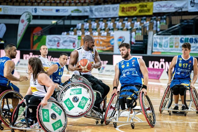 Champions Cup 2021 RSV Lahn Dill BSR ACE Gran Canaria Brian Bell 8 RSV Lahn Dill , Annabel Breuer 12 RSV Lahn Dill , Thomas Boehme 13 RSV Lahn Dill , Mendel Op den Orth 2 BSR ACE Gran Canaria , Arie Twigt 17 BSR ACE Gran Canaria , Angel David Hernandez 4 BSR ACE Gran Canaria Champions Cup 2021 RSV Lahn Dill BSR ACE Gran Canaria 30 04 2021 Rittal Arena, Wetzlar Hesse Copyright: xBEAUTIFULxSPORTS Roeczeyx