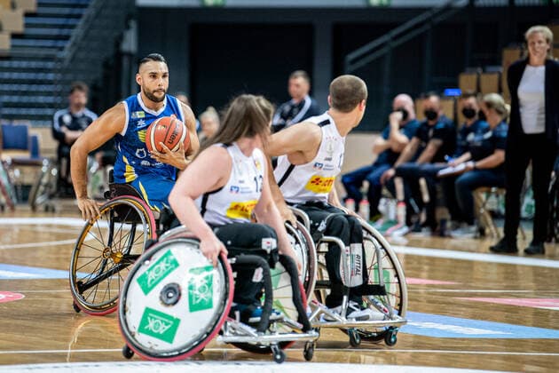 Champions Cup 2021 RSV Lahn Dill BSR ACE Gran Canaria Jorge Eduardo Sanchez 1 BSR ACE Gran Canaria , Annabel Breuer 12 RSV Lahn Dill , Thomas Boehme 13 RSV Lahn Dill Champions Cup 2021 RSV Lahn Dill BSR ACE Gran Canaria 30 04 2021 Rittal Arena, Wetzlar Hesse Copyright: xBEAUTIFULxSPORTS Roeczeyx