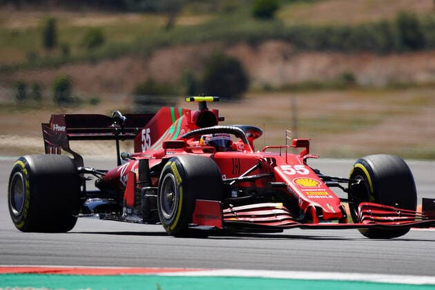 FORMULA 1 HEINEKEN PORTUGUESE GRAND PRIX 2021 30 04 2021, Autodromo Internacional do Algarve, Portimao, FORMULA 1 HEINEKEN PORTUGUESE GRAND PRIX 2021,in the picture Carlos Sainz Jr ESP 55 , Scuderia Ferrari Mission Winnow nordphotoxGmbHx xBratic nph00250