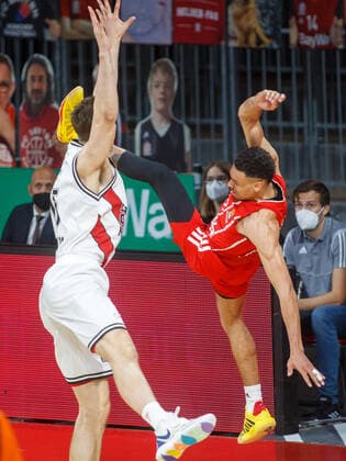 Bayerns 2 Wade BALDWIN IV Basketball, FC Bayern Milano, Euroleague, Quaterfinal, match 4, Season 2020 2021, on 30 4 2021 in Munich, A U D I D O M E, Germany Source Copyright Credit Oryk HAIST. xx
