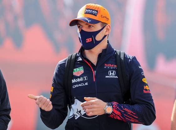 Portuguese Grand Prix, 01 05 2021. Max Verstappen (NED), Red Bull Racing RB16B arrives at the Formula 1 Heineken Grande Premio De Portugal 2021 at the Algarve International Circuit, Portimao, Portugal on 1 May 2021 Portimao Algarve International Circuit Portimao Portugal Editorial use only , Copyright: xPhilxDuncanx PSI-12617-0003