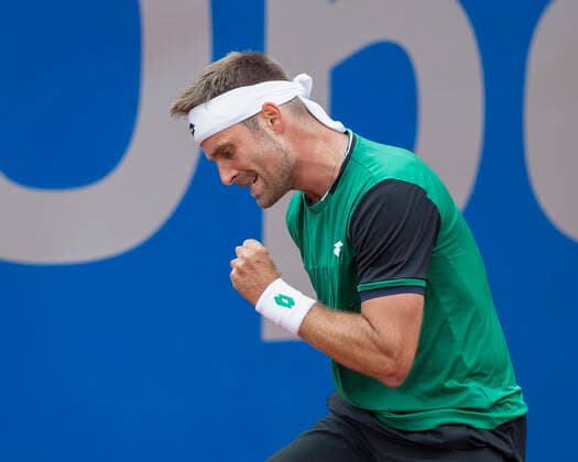 Norbert Gombos SVK makes fist and cheers,jubilation,joy,emotion Copyright: xJuergenxHasenkopfx