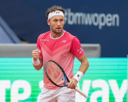 Casper Ruud cheers after the victory,jubilation,joy,emotion, Copyright: xJuergenxHasenkopfx