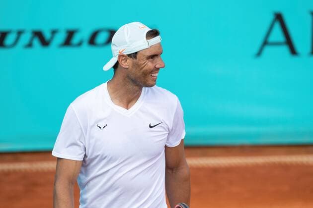 Tennis, ATP Tournament in Madrid, Training