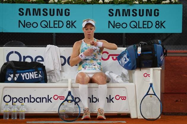 Women s Singles match Laura Siegemund against Iga Swiatek on day three of the WTA 1000 Mutua Madrid Open 2021 at La Caja Magica on May 01, 2021 in Madrid, Spain David Cordon Press Cordon Press  xx xMutuaxMadridxOpenx-xDayxthreex
