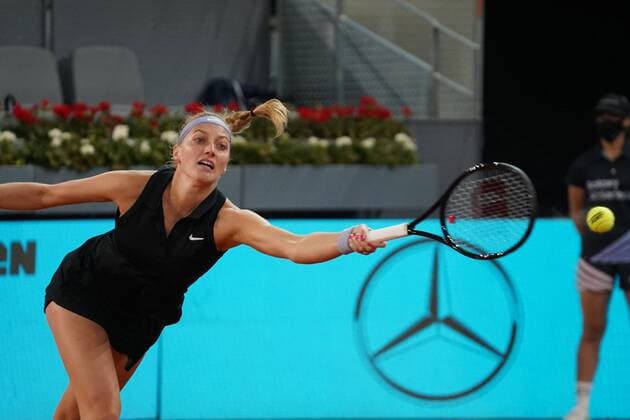 Women s Singles match Petra Kvitova agains Angelique Kerber on day three of the WTA 1000 Mutua Madrid Open 2021 at La Caja Magica on May 01, 2021 in Madrid, Spain David Cordon Press Cordon Press  xx xMutuaxMadridxOpenx-xDayxthreex