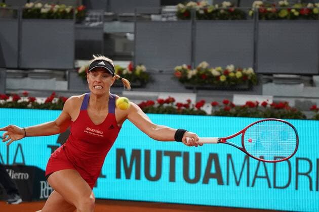 Women s Singles match Petra Kvitova agains Angelique Kerber on day three of the WTA 1000 Mutua Madrid Open 2021 at La Caja Magica on May 01, 2021 in Madrid, Spain David Cordon Press Cordon Press  xx xMutuaxMadridxOpenx-xDayxthreex
