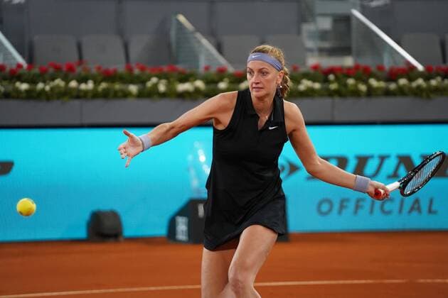 Women s Singles match Petra Kvitova agains Angelique Kerber on day three of the WTA 1000 Mutua Madrid Open 2021 at La Caja Magica on May 01, 2021 in Madrid, Spain David Cordon Press Cordon Press  xx xMutuaxMadridxOpenx-xDayxthreex