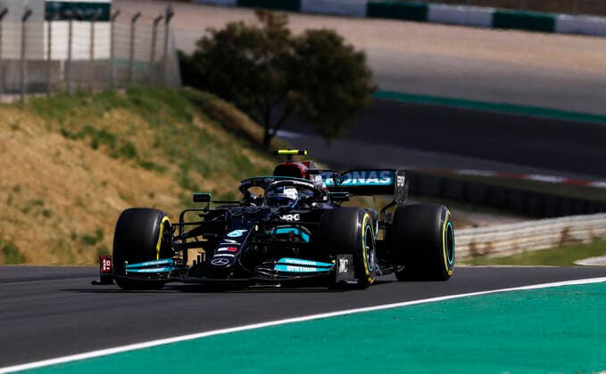 77 Valtteri Bottas FIN, Mercedes AMG Petronas F1 Team , F1 Grand Prix of Portugal at Autodromo Internacional do Algarve on May 1, 2021 in Portimao, Portugal Photo by HOCH ZWEI Portimao Portugal