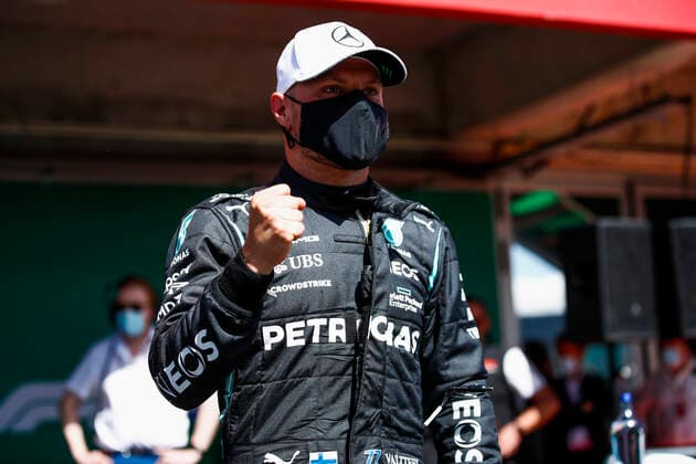 BOTTAS Valtteri (fin), Mercedes AMG F1 GP W12 E Performance, portrait during the Formula 1 Heineken Grande PrŽmio de Portugal 2021 from April 30 to May 2, 2021 on the Algarve International Circuit, in Portimao, Portugal FORMULE 1 : Grand Prix du Portugal - Essais et Qualification - Portimao - 01 05 2021 DPPI Panoramic  _B2_0767