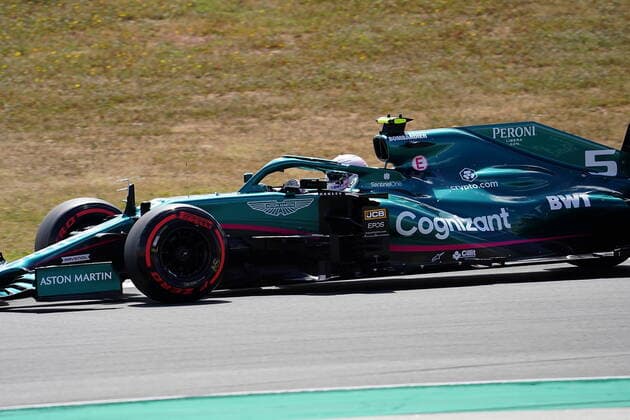 FORMULA 1 HEINEKEN PORTUGUESE GRAND PRIX 2021 01 05 2021, Autodromo Internacional do Algarve, Portimao, FORMULA 1 HEINEKEN PORTUGUESE GRAND PRIX 2021,in the picture Sebastian Vettel DEU 5 , Aston Martin Cognizant Formula One Team nordphotoxGmbHx xBratic nph00250