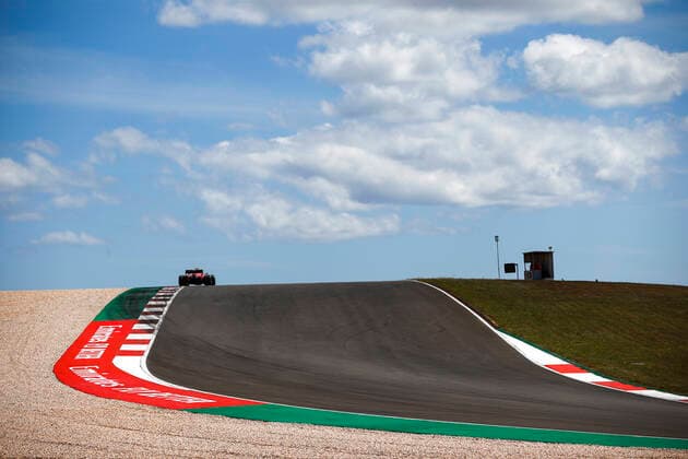 55 Carlos Sainz ESP, Scuderia Ferrari Mission Winnow , F1 Grand Prix of Portugal at Autodromo Internacional do Algarve on May 1, 2021 in Portimao, Portugal Photo by HOCH ZWEI Portimao Portugal