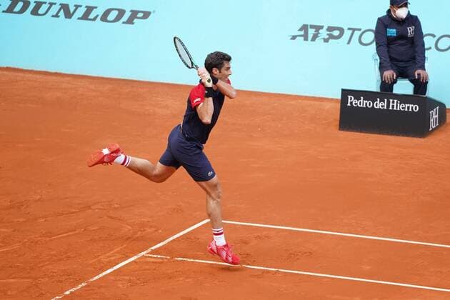 Mens Single Match Kukushkin M vs Anjujar R durning Mutua Madrid Open 2021 at La Caja Magica on May 01, 2021 in Madrid, Spain Cordon Press  xx xx
