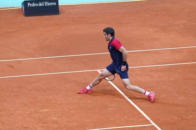 Mens Single Match Kukushkin M vs Anjujar R durning Mutua Madrid Open 2021 at La Caja Magica on May 01, 2021 in Madrid, Spain Cordon Press  xx xx