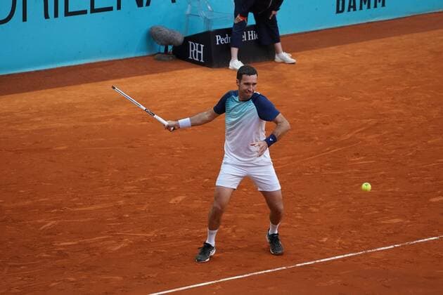 Mens Single Match Kukushkin M vs Anjujar R durning Mutua Madrid Open 2021 at La Caja Magica on May 01, 2021 in Madrid, Spain Cordon Press  xx xx