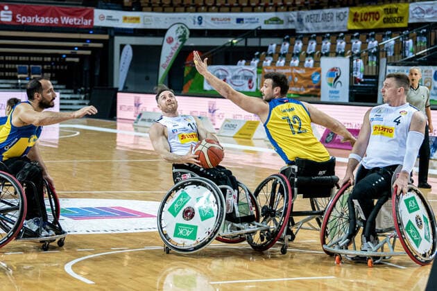 Champions Cup 2021 RSV Lahn Dill CD Ilunion Madrid Steve Serio RSV Lahn Dill, 11 , Bill Brian Latham 12 CD Ilunion Madrid , Dominik Mosler RSV Lahn Dill, 4 Champions Cup 2021 RSV Lahn Dill CD Ilunion Madrid 01 05 2021 Rittal Arena, Wetzlar Hesse Copyright: xBEAUTIFULxSPORTS Roeczeyx