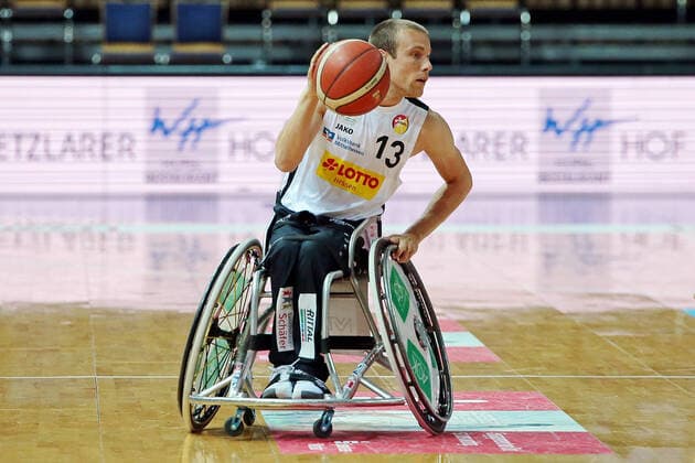 01 05 2021, xovx, wheelchair basketball champions cup 2021, semifinals, CD Ilunion Madrid RSV Lahn Dill Thomas Böhme RSV Lahn Dill , punter Wetzlar Rittal Arena Hesse Germany EN