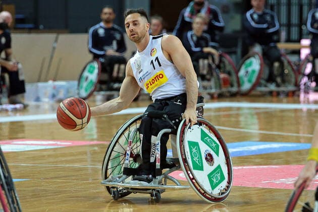 01 05 2021, xovx, wheelchair basketball champions cup 2021, semifinals, CD Ilunion Madrid RSV Lahn Dill Steve Serio RSV Lahn Dill , punter Wetzlar Rittal Arena Hesse Germany EN