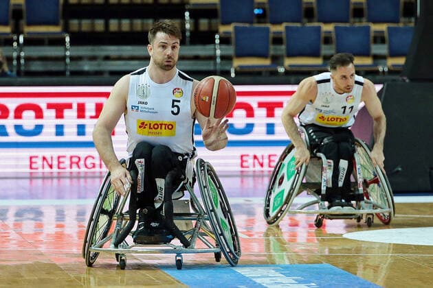 01 05 2021, xovx, wheelchair basketball champions cup 2021, semifinals, CD Ilunion Madrid RSV Lahn Dill Simon Brown RSV Lahn Dill , punter Wetzlar Rittal Arena Hesse Germany EN