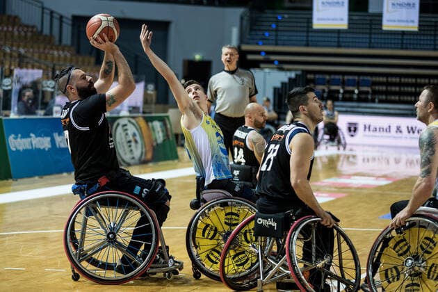 Champions Cup 2021 Baskets 96 Rahden GSD Porto Torres 02 05 2021 Cristian Matias Gomez 12, GSD Porto Torres , Peter Cusack Baskets 96 Rahden, 13 Champions Cup 2021 Baskets 96 Rahden GSD Porto Torres 02 05 2021 Rittal Arena, Wetzlar Hesse Copyright: xBEAUTIFULxSPORTS Wunderlx