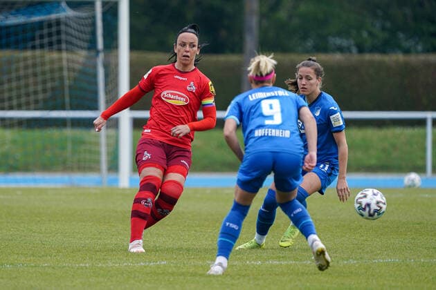 f li Peggy Kuznik Cologne, 21 , Vanessa Leimenstoll TSG II, 9 , Selina Vobian TSG II, 11 , Action, Action, Game Scene, 02 05 2021, Sinsheim Germany , Football, 2 Women Bundesliga South, TSG 1899 Hoffenheim II U20 1 FC Cologne, DFB DFL REGULATIONS PROHIBIT ANY USE OF PHOTOGRAPHS AS IMAGE SEQUENCES AND OR QUASI VIDEO xozx