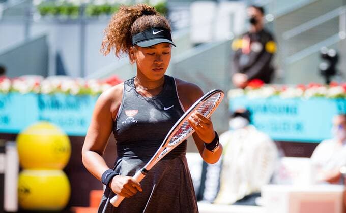 Mandatory Credit: Photo by Rob Prange Shutterstock (11876064o) Naomi Osaka of Japan in action during the second round of the 2021 Mutua Madrid Open WTA, Tennis Damen 1000 tournament Mutua Madrid Open, Tennis, La Caja Magica, Madrid, Spain - 02 May 2021 Mutua Madrid Open, Tennis, La Caja Magica, Madrid, Spain - 02 May 2021  Copyright: xRobxPrange Shutterstockx 11876064o