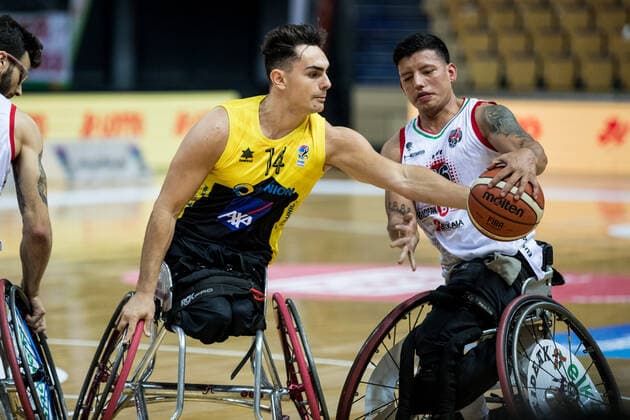 Champions Cup 2021 Bidaideak Bilbao BSR CD Ilunion Madrid 02 05 2021 Ignacio Ortega Lafuente 14 CD Ilunion Madrid , Jhon Hernandez 26, Bidaideak Bilbao BSR Champions Cup 2021 Bidaideak Bilbao BSR CD Ilunion Madrid 02 05 2021 Rittal Arena, Wetzlar Hesse Copyright: xBEAUTIFULxSPORTS Wunderlx
