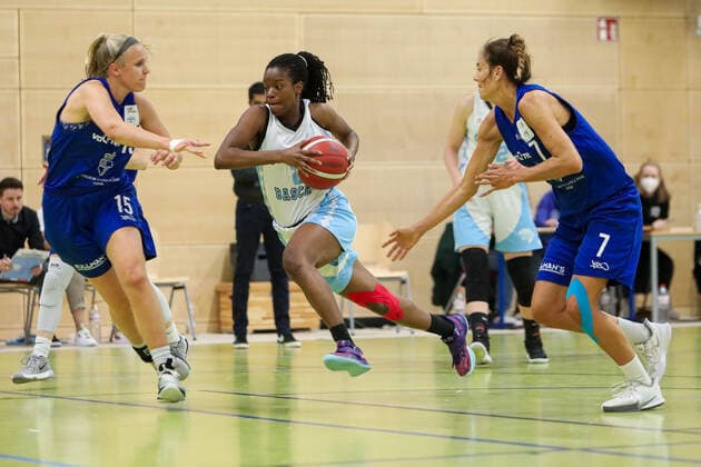 2 Womens Basketball Bundesliga North Capitol Bascats Duesseldorf vs TG QOOL Sharks Wuerzburg, 02 05 2021 Maryam Adepoju Olatunji 2 Capitol Bascats Duesseldorf 2 Womens Basketball Bundesliga North Capitol Bascats Duesseldorf vs TG QOOL Sharks Wuerzburg on 02 05 2021 in Duesseldorf Copyright: xBEAUTIFULxSPORTS KennyxBeelex