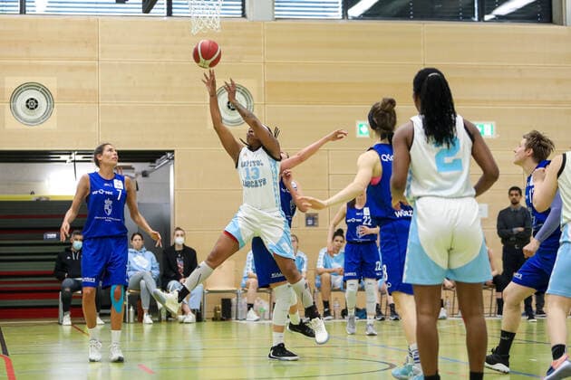 2 Womens Basketball Bundesliga North Capitol Bascats Duesseldorf vs TG QOOL Sharks Wuerzburg, 02 05 2021 Marquita Lashae Waller 13 Capitol Bascats Duesseldorf 2 Womens Basketball Bundesliga North Capitol Bascats Duesseldorf vs TG QOOL Sharks Wuerzburg on 02 05 2021 in Duesseldorf Copyright: xBEAUTIFULxSPORTS KennyxBeelex