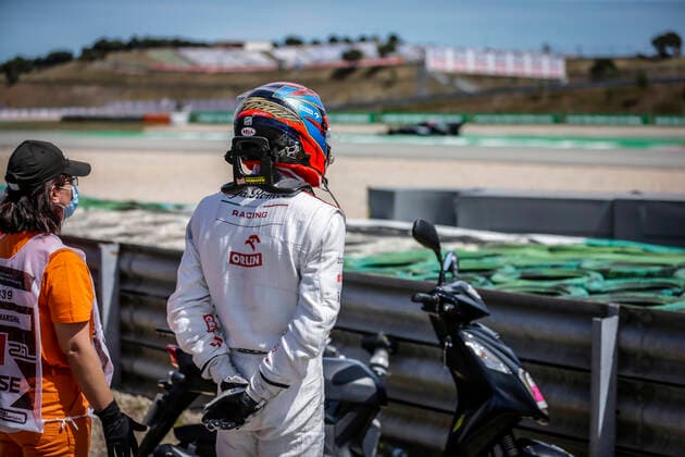 RAIKKONEN Kimi (fin), Alfa Romeo Racing ORLEN C41, portrait, retirement during the Formula 1 Heineken Grande PrŽmio de Portugal 2021 from April 30 to May 2, 2021 on the Algarve International Circuit, in Portimao, Portugal FORMULE 1 : Grand Prix du Portugal - Course - Portimao - 01 05 2021 DPPI Panoramic  _B1_7141