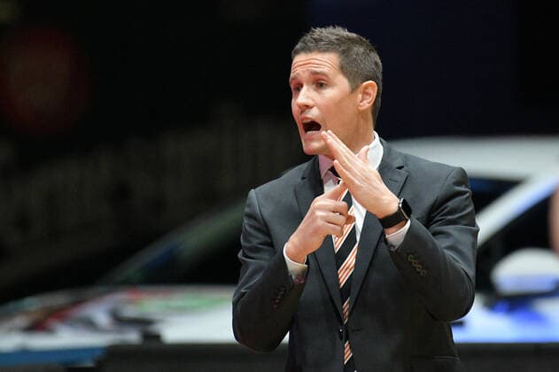 Jaka Lakovic Trainer, Head Coach, Ratiopharm Ulm , Niners Chemnitz vs Ratiopharm Ulm, 02 05 2021, easycredit Basketball Bundesliga, GER, Season 2020 21 Niners Chemnitz vs Ratiopharm Ulm, 02 05 2021, easycredit Basketball Bundesliga, GER, Season 2020 21 Chemnitz Copyright: xBertxHarzer xEibner-xPressefotox