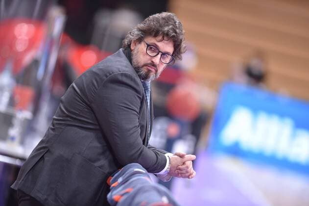 Andrea Trinchieri Trainer, Headcoach FC Bayern Muenchen , Basketball, Bundesliga, BBL, BG Goettingen FC Bayern Muenchen, 02 05 2021, BG Goettingen FC Bayern Muenchen, Basketball, Bundesliga, GER, BBL, 02 05 2021 Goettingen Copyright: xEibner-Pressefotox-xRolandxSippelx