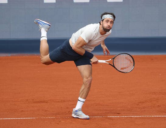Tennis BMW Open 2021 at MTTC Iphitos in Munich Final The winner of the BMW Open Nikoloz Basilashvili Munich Bavaria Germany Facility of MTTC Iphitos