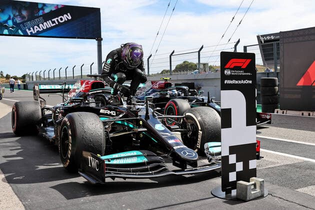 F1 Grand Prix of Portugal 44 Lewis Hamilton (GBR, Mercedes-AMG Petronas F1 Team), F1 Grand Prix of Portugal at Autodromo Internacional do Algarve on May 02, 2021 in Portimao, Portugal. (Photo by xpbimages.com XPB Images FIA Pool via HOCH ZWEI) Portimao Portugal Poolfoto HOCH ZWEI Pool XPB Images ,EDITORIAL USE ONLY