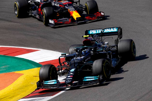 77 Valtteri Bottas FIN, Mercedes AMG Petronas F1 Team , F1 Grand Prix of Portugal at Autodromo Internacional do Algarve on May 2, 2021 in Portimao, Portugal Photo by HOCH ZWEI Portimao Portugal