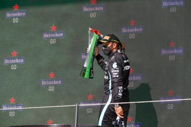 44 Lewis Hamilton GBR, Mercedes AMG Petronas F1 Team , F1 Grand Prix of Portugal at Autodromo Internacional do Algarve on May 2, 2021 in Portimao, Portugal Photo by HOCH ZWEI Portimao Portugal