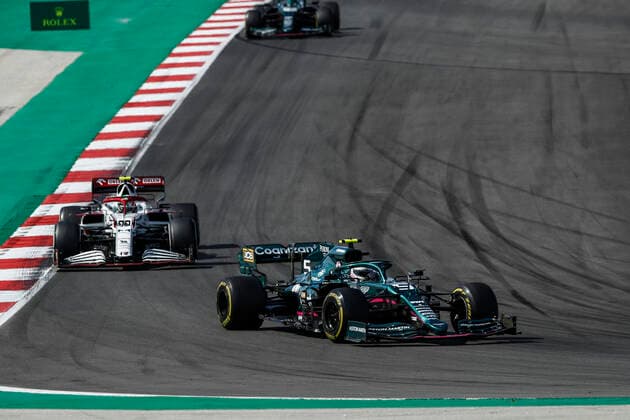 5 Sebastian Vettel GER, Aston Martin Cognizant F1 Team , F1 Grand Prix of Portugal at Autodromo Internacional do Algarve on May 2, 2021 in Portimao, Portugal Photo by HOCH ZWEI Portimao Portugal