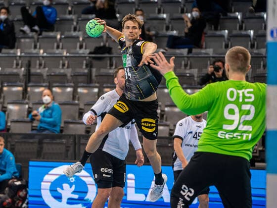 Rune Dahmke Germany 34 , Germany vs Estonia, European Championship Qualification, Handball, Men, 02 05 2021 Germany vs Estonia, European Championship Qualification, Handball, Men, 02 05 2021 Stuttgart Copyright: xMichaelxSchmidt Eibner-Pressefotx EP_MST