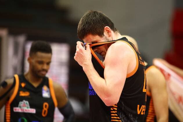 Will Vorhees Vechta is disappointed after losing to Giessen Jobstairs Giessen 46ers vs Rasta Vechta, Basketball, Bundesliga, 02 05 2021 Jobstairs Giessen 46ers vs Rasta Vechta, Basketball, Bundesliga, 02 05 2021 Giessen Copyright: xEibner-Pressefotox EP_RWS