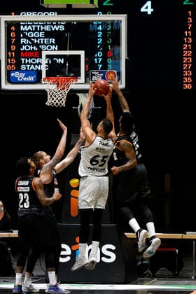 02 05 2021, easyCredit Basketball Bundesliga, BBL, season 2020 2021, men, Chemnitz Niners Ratiopharm Ulm Filip Stanic, Niners Chemnitz Chemnitz Fair Chemnitz Saxony Germany