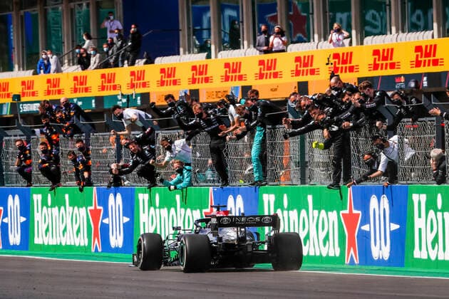 44 Lewis Hamilton GBR, Mercedes AMG Petronas F1 Team , F1 Grand Prix of Portugal at Autodromo Internacional do Algarve on May 2, 2021 in Portimao, Portugal Photo by HOCH ZWEI Portimao Portugal