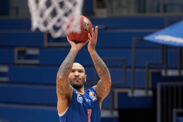 Syntainics MBC Medi Bayreuth, Basketball, Bundesliga, Men, 2020 2021, 32 Spieltag, 02 05 2021, Sergio Kerusch MBC, 7 Syntainics MBC Medi Bayreuth, Basketball, Bundesliga, Men, 2020 2021, 32 Spieltag, 02 05 2021, Weissenfels Copyright: xEckehardxSchulz Eibner-Pressefotx ep_esz